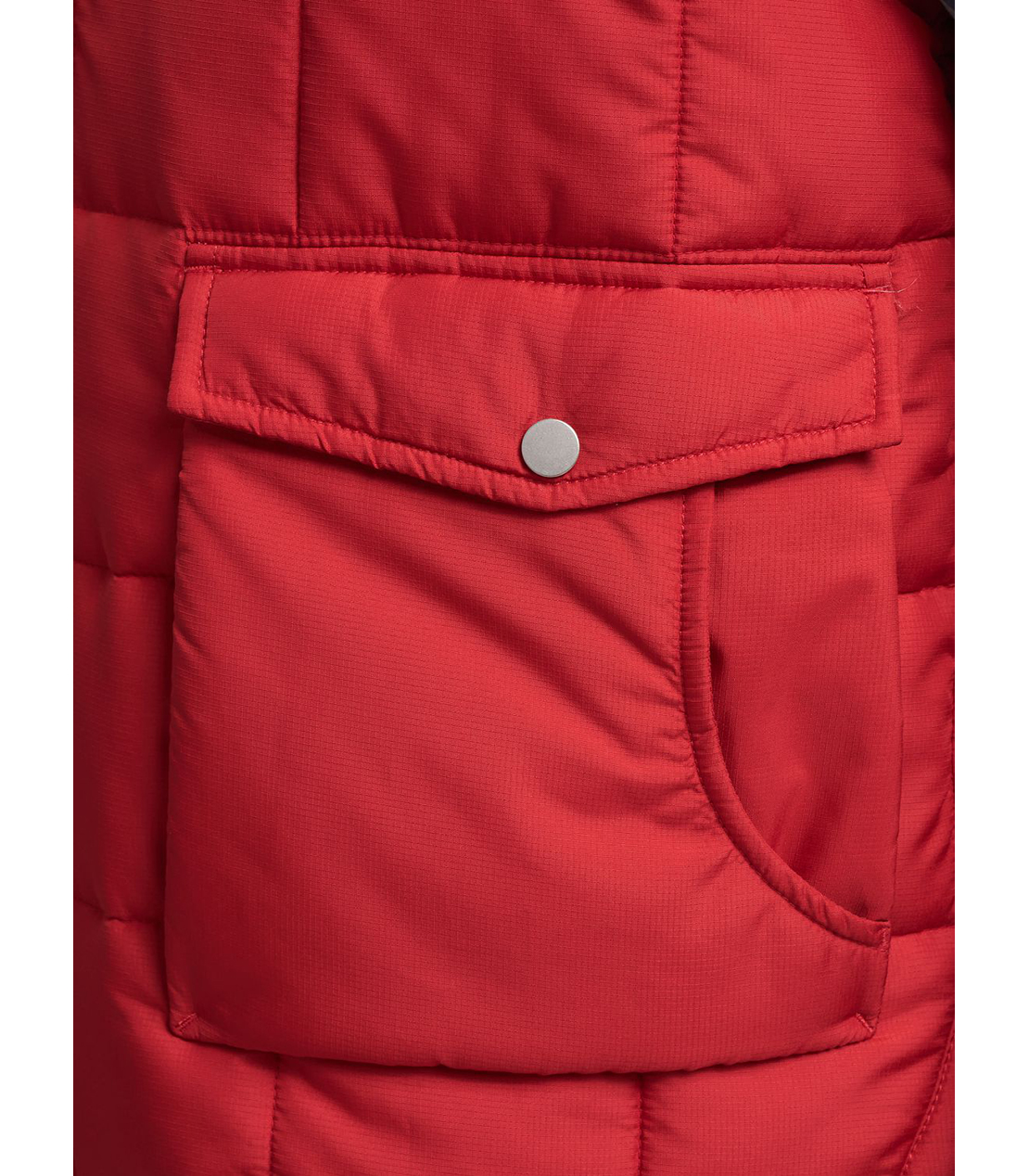 リサイクルリップストップポリ ベスト 詳細画像 ルビーレッド 6